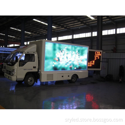 SRY led trailer screen mobile led advertising screen outdoor mobile stage